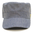 Load image into Gallery viewer, Studio D'artisan Hickory Work Cap Men's Adjustable Flat Top Railroad Engineer Hat 7222H