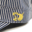 Load image into Gallery viewer, Studio D'artisan Hickory Work Cap Men's Adjustable Flat Top Railroad Engineer Hat 7222H