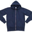 Load image into Gallery viewer, Studio D'artisan Plain Hoodie Men's Solid Zip-Up Hooded Sweatshirt 8087M Navy-Blue