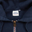Load image into Gallery viewer, Studio D'artisan Plain Hoodie Men's Solid Zip-Up Hooded Sweatshirt 8087M Navy-Blue