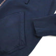 Load image into Gallery viewer, Studio D'artisan Plain Hoodie Men's Solid Zip-Up Hooded Sweatshirt 8087M Navy-Blue