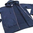 Load image into Gallery viewer, Studio D'artisan Plain Hoodie Men's Solid Zip-Up Hooded Sweatshirt 8087M Navy-Blue
