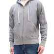 Load image into Gallery viewer, Studio D'artisan Plain Hoodie Men's Solid Zip-Up Hooded Sweatshirt 8087M Heather-Grey