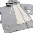 Load image into Gallery viewer, Studio D'artisan Plain Hoodie Men's Solid Zip-Up Hooded Sweatshirt 8087M Heather-Grey