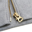 Load image into Gallery viewer, Studio D'artisan Plain Hoodie Men's Solid Zip-Up Hooded Sweatshirt 8087M Heather-Grey