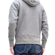 Load image into Gallery viewer, Studio D'artisan Plain Hoodie Men's Solid Zip-Up Hooded Sweatshirt 8087M Heather-Grey