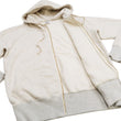 Load image into Gallery viewer, Studio D'artisan Plain Hoodie Men's Solid Zip-Up Hooded Sweatshirt 8087M Oatmeal