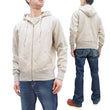 Load image into Gallery viewer, Studio D'artisan Plain Hoodie Men's Solid Zip-Up Hooded Sweatshirt 8087M Oatmeal