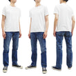 Load image into Gallery viewer, Eternal Faded Jeans Men's Slim Fit Straight Leg Button Fly Japanese Selvedge Denim 811 Mid-Tone