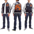 Load image into Gallery viewer, Naruto Sukajan Jacket Men's Naruto Shippuden Japanese Souvenir Jacket 9001822 Black/Off