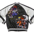 Load image into Gallery viewer, Naruto Jacket Men's Japanese Souvenir Jacket Naruto Shippuden Sukajan 9001823 Black/Off