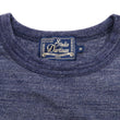 Load image into Gallery viewer, Studio D'artisan Plain T-shirt Men's Short Sleeve Suvin Gold Tsuri-ami Loopwheeled Pocket Tee 9916 Heather-Navy-Blue