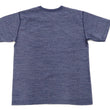 Load image into Gallery viewer, Studio D'artisan Plain T-shirt Men's Short Sleeve Suvin Gold Tsuri-ami Loopwheeled Pocket Tee 9916 Heather-Navy-Blue