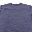Load image into Gallery viewer, Studio D'artisan Plain T-shirt Men's Short Sleeve Suvin Gold Tsuri-ami Loopwheeled Pocket Tee 9916 Heather-Navy-Blue