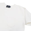 Load image into Gallery viewer, Studio D'artisan Plain T-shirt Men's Short Sleeve Suvin Gold Tsuri-ami Loopwheeled Pocket Tee 9916 White