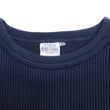 Load image into Gallery viewer, Studio D'Artisan Men's Heavyweight Waffle Knit Thermal Long Sleeve T-Shirt - 100% Cotton, Crew Neck, Ribbed Cuffs, Raw-edge hem, Made in Japan (SDA 9936) Navy-Blue