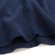 Load image into Gallery viewer, Studio D'Artisan Men's Heavyweight Waffle Knit Thermal Long Sleeve T-Shirt - 100% Cotton, Crew Neck, Ribbed Cuffs, Raw-edge hem, Made in Japan (SDA 9936) Navy-Blue