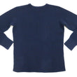 Load image into Gallery viewer, Studio D'Artisan Men's Heavyweight Waffle Knit Thermal Long Sleeve T-Shirt - 100% Cotton, Crew Neck, Ribbed Cuffs, Raw-edge hem, Made in Japan (SDA 9936) Navy-Blue