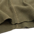 Load image into Gallery viewer, Studio D'Artisan Men's Heavyweight Waffle Knit Thermal Long Sleeve T-Shirt - 100% Cotton, Crew Neck, Ribbed Cuffs, Raw-edge hem, Made in Japan (SDA 9936) Khaki