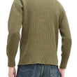 Load image into Gallery viewer, Studio D'Artisan Men's Heavyweight Waffle Knit Thermal Long Sleeve T-Shirt - 100% Cotton, Crew Neck, Ribbed Cuffs, Raw-edge hem, Made in Japan (SDA 9936) Khaki