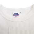 Load image into Gallery viewer, Studio D'Artisan Men's Heavyweight Waffle Knit Thermal Long Sleeve T-Shirt - 100% Cotton, Crew Neck, Ribbed Cuffs, Raw-edge hem, Made in Japan (SDA 9936) White