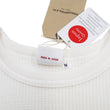 Load image into Gallery viewer, Studio D'Artisan Men's Heavyweight Waffle Knit Thermal Long Sleeve T-Shirt - 100% Cotton, Crew Neck, Ribbed Cuffs, Raw-edge hem, Made in Japan (SDA 9936) White