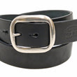 Load image into Gallery viewer, Studio D'artisan Leather Belt Men's Ccasual 38mm Wide/5mm Bend Leather with Thick Oval Buckle B-81 Black