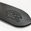 Load image into Gallery viewer, Studio D'artisan Leather Belt Men's Ccasual 38mm Wide/5mm Bend Leather with Thick Oval Buckle B-81 Black