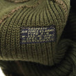 Load image into Gallery viewer, Buzz Rickson Watch Cap Men's Wool Winter Knit Hat USAAF A-4 Mechanics Cap with Stencil BR02722 Olive