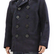 Load image into Gallery viewer, Buzz Rickson Pea Coat Men's U.S. Navy Wool Peacoat Double-breasted Coat BR11554 Navy-Blue