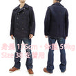 Load image into Gallery viewer, Buzz Rickson Pea Coat Men's U.S. Navy Wool Peacoat Double-breasted Coat BR11554 Navy-Blue