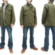 Load image into Gallery viewer, Buzz Rickson Jacket Men's M-65 Field Jacket 2nd Model M65 Military Field Coat BR11702 Olive Drab