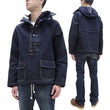 Laden Sie das Bild in den Galerie-Viewer, Buzz Rickson U.S. Navy Denim Gas Protective Parka - WWII Denim Anti-Gas Parka (Gunner Smock Jacket) BR11703 One-Wash