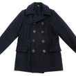 Load image into Gallery viewer, Buzz Rickson Pea Coat Men's U.S. Navy Wool Above-knee length Peacoat BR14146 Navy-Blue