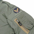 Load image into Gallery viewer, Buzz Rickson Jacket Men's L-2B Flight Jacket Plain Bomber Jacket L2B BR14870 Sage-Green