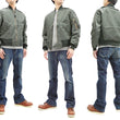 Load image into Gallery viewer, Buzz Rickson Jacket Men's L-2B Flight Jacket Plain Bomber Jacket L2B BR14870 Sage-Green