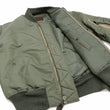 Load image into Gallery viewer, Buzz Rickson MA-1 Flight Jacket Men's Reproduction of MA1 Bomber Jacket BR14900
