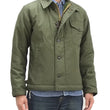 Load image into Gallery viewer, Buzz Rickson Jacket Men's Reproduction of US Navy A-2 Deck Jacket BR14956 A2 Olive