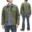 Load image into Gallery viewer, Buzz Rickson Jacket Men's Reproduction of US Navy A-2 Deck Jacket BR14956 A2 Olive
