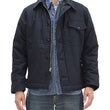 Load image into Gallery viewer, Buzz Rickson Jacket Men's Reproduction of US Navy A-2 Deck Jacket BR14957 Navy-Blue