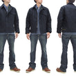 Load image into Gallery viewer, Buzz Rickson Jacket Men's Reproduction of US Navy A-2 Deck Jacket BR14957 Navy-Blue