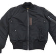 Load image into Gallery viewer, Buzz Rickson MA-1 William Gibson Black MA-1 Flight Jacket Men's MA1 Bomber Jacket Slender Version BR14964
