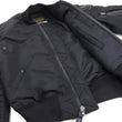 Load image into Gallery viewer, Buzz Rickson MA-1 William Gibson Black MA-1 Flight Jacket Men's MA1 Bomber Jacket Slender Version BR14964