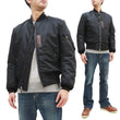 Load image into Gallery viewer, Buzz Rickson MA-1 William Gibson Black MA-1 Flight Jacket Men's MA1 Bomber Jacket Slender Version BR14964
