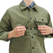 Load image into Gallery viewer, Buzz Rickson Jacket Men's Reproduction of WW2 USMC P44 HBT Utility Jacket P-44 BR15123 Olive