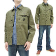 Load image into Gallery viewer, Buzz Rickson Jacket Men's Reproduction of WW2 USMC P44 HBT Utility Jacket P-44 BR15123 Olive