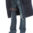 Load image into Gallery viewer, Buzz Rickson Duffel Coat Men's Reproduction of WW2 Royal Navy Duffle Coat BR15164 128 Navy-Blue