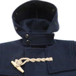 Load image into Gallery viewer, Buzz Rickson Duffel Coat Men's Reproduction of WW2 Royal Navy Duffle Coat BR15164 128 Navy-Blue