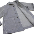 Load image into Gallery viewer, Buzz Rickson Jacket Men's US Navy WW2 Shawl Collar Hickory Stripe Utility Jacket BR15303