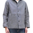 Load image into Gallery viewer, Buzz Rickson Jacket Men's US Navy WW2 Shawl Collar Hickory Stripe Utility Jacket BR15303